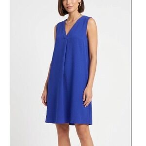 Nine Britton Royal Blue Shift Dress Large Pockets‎ Vacation Resortwear